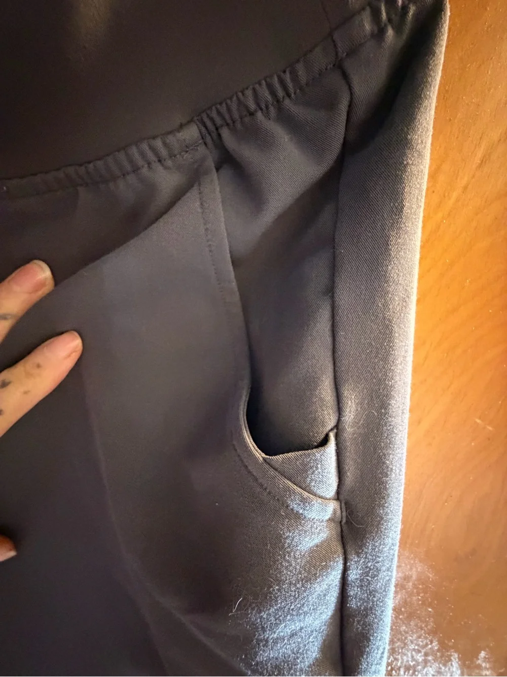 Figs Men's Charcoal Joggers with Red Drawstring